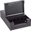 InLine pinta-asennusrasia Keystone 4x RJ45 musta 76202X