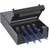 InLine pinta-asennusrasia Keystone 4x RJ45 musta 76202X