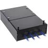 InLine pinta-asennusrasia Keystone 4x RJ45 musta 76202X