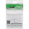 InLine kehyssarja 2x RJ45 Keystone SNAP-In 90°, valkoinen RAL9010