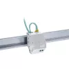 InLine Keystone SNAP-In kuitu-Keystone-moduuliteline, 1 portti DIN-kiskoon