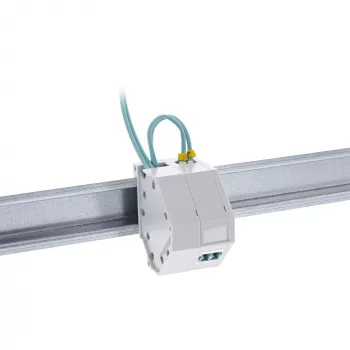 InLine Keystone SNAP-In kuitu-Keystone-moduuliteline, 1 portti DIN-kiskoon