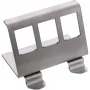 InLine 76203E metalli Keystone Snap-In DIN-kiskoteline, 3-osainen