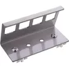 InLine 76203F metalli Keystone snap-in DIN-kiskokiinnike, 4-porttinen