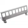 InLine 76203H metalli Keystone snap-kiinnike DIN-kiskoasennukseen, 8-porttinen