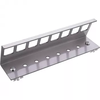 InLine 76203H metalli Keystone snap-kiinnike DIN-kiskoasennukseen, 8-porttinen