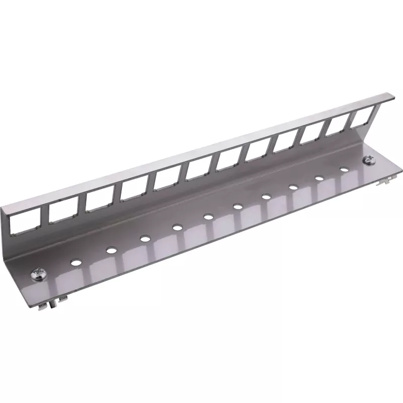 InLine 76203I metalli Keystone snap-kiinnike DIN-kiskoon, 12-porttinen