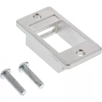 InLine Keystone SNAP-In moduulipidike, yksittäinen, metalli, tasaisille pinnoille