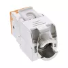 InLine Keystone RJ45-rasia, suojattu, Cat.6A, oranssi 8 kpl:n pakkaus