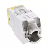 InLine Keystone RJ45-rasia, suojattu, Cat.6A, keltainen, 8 kpl:n pakkaus