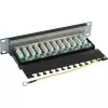InLine patch-paneeli 10 tuuman Cat.6 12 porttia 1U musta RAL9005