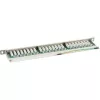 InLine patch-paneeli Cat.6 24 porttia 19 tuuman 0,5U vaaleanharmaa RAL7035