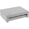 InLine pöytä-konsolidointipistelaatikko 8x Keystone RJ45, metalli, RAL7035