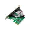 InLine liitäntäkortti 2x sarjaportti 9 pin PCIe PCI-Express uros
