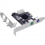 InLine liitäntäkortti 2x PS/2 USB-header PCIe uros 0,48 Gbit/s