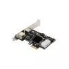 InLine liitäntäkortti 2x PS/2 USB-header PCIe uros 0,48 Gbit/s