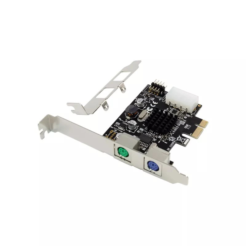 InLine liitäntäkortti 2x PS/2 USB-header PCIe uros 0,48 Gbit/s