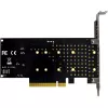 InLine 76660N sisäinen M.2-liitäntäkortti PCIe uros 64 Gbit/s