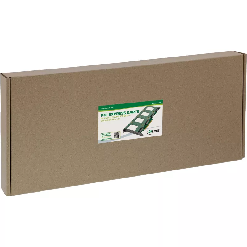 InLine 76660R sisäinen U.2-liitäntäkortti PCIe uros 4 Gbit/s