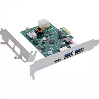 InLine 76661M liitäntäkortti/sovitin sisäinen USB 3.2 Gen 1 (3.1 Gen 1), USB Type-C