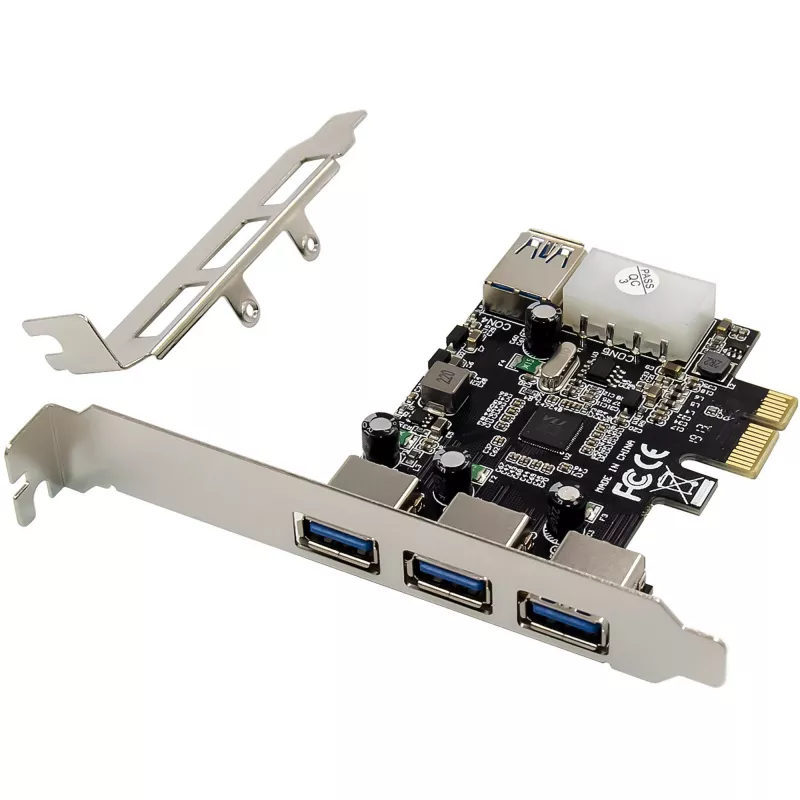 InLine 76662D liitäntäkortti/adapteri sisäinen Molex 4-pin, USB 3.2 Gen 1 (3.1 Gen 1)