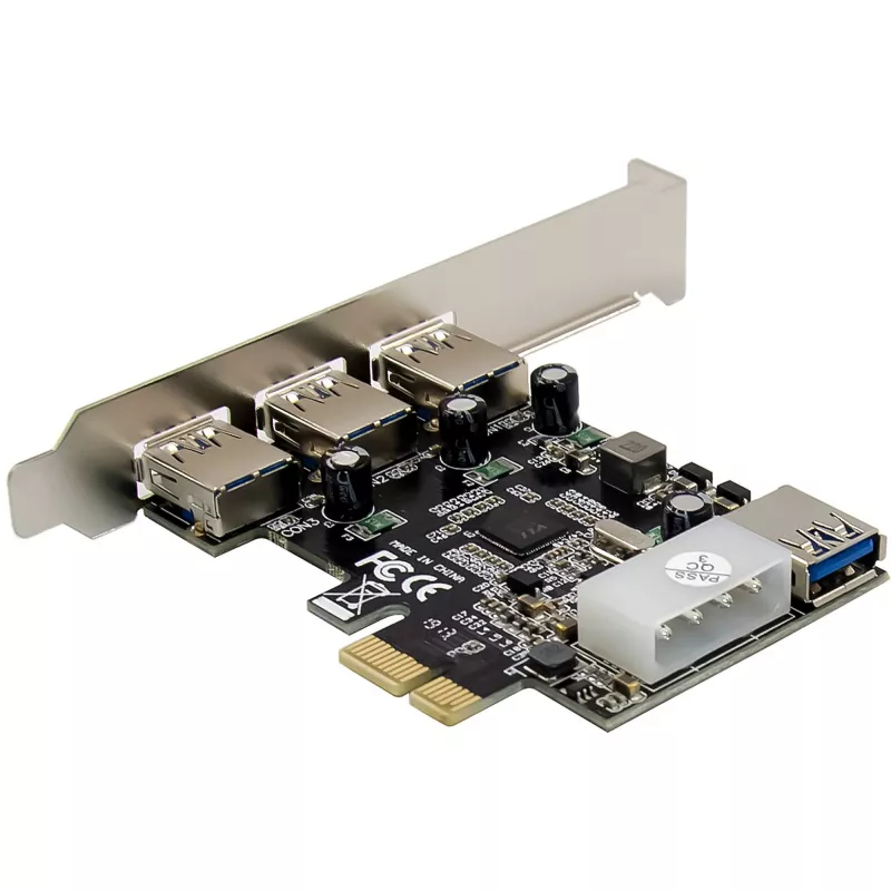 InLine 76662D liitäntäkortti/adapteri sisäinen Molex 4-pin, USB 3.2 Gen 1 (3.1 Gen 1)