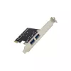 InLine 2+2-porttinen USB 3.2 Gen.1 -isäntäohjain, PCIe, SATA-virtalähdöllä + LP-kehikko