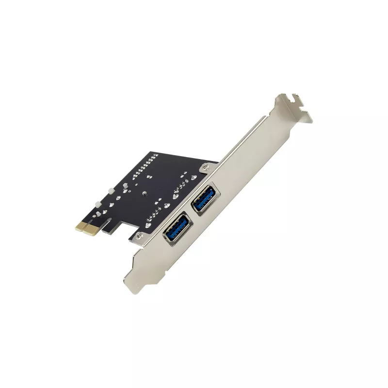 InLine 2+2-porttinen USB 3.2 Gen.1 -isäntäohjain, PCIe, SATA-virtalähdöllä + LP-kehikko
