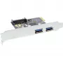 InLine 2-porttinen USB 3.0 -isäntäohjainkortti SATA-lisävirtaliitännällä PCIe
