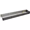 InLine tyhjä RJ45 Keystone -patch-paneeli 19 tuumaa, 48 porttia, 1U, musta