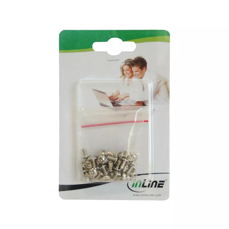 InLine ruuvisarja 3,5 tuuman kiintolevyille, 50 kpl