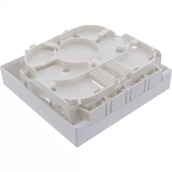 InLine FTTH tyhjä kotelo enintään 4x LC Duplex / 4x SC Simplex -liittimelle, valkoinen