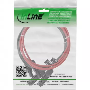 Keskijännitekaapeli InLine 95603 punainen musta 1500V 3 m