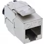 InLine B-76202Q Keystone RJ45 -liitin Slim, Cat.8.1, 24 kpl:n bulk-pakkaus