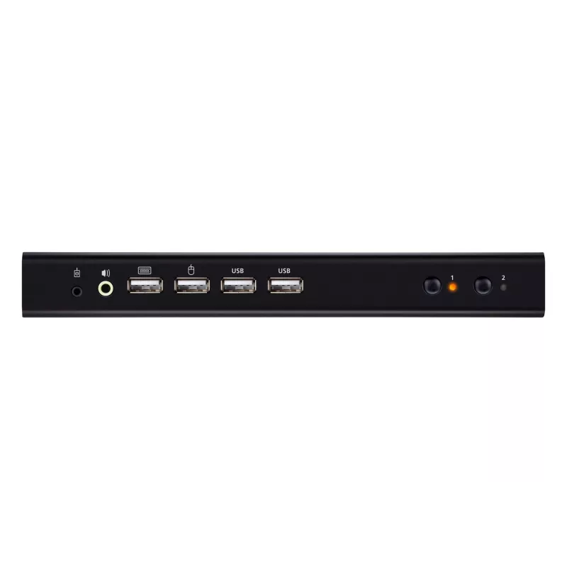ATEN 2-portin USB 4K HDMI Dual-Display KVMP-kytkin (kaapelit sisältyvät)