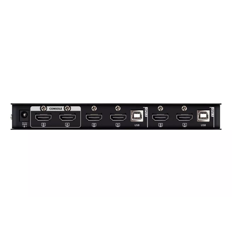 ATEN 2-portin USB 4K HDMI Dual-Display KVMP-kytkin (kaapelit sisältyvät)