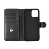 Lompakkokotelo eSTUFF ES67110011-BULK iPhone 17 Pro Max musta 3 korttipaikkaa