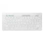 Samsung näppäimistö mobiililaitteille EJ-B3400BWGGDE valkoinen Bluetooth QWERTZ saksa paristo AAA 280,4 × 127,4 × 15,4 mm