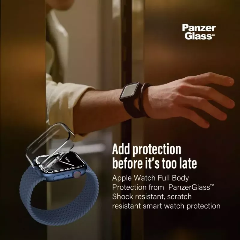 PanzerGlass® Full Body Case musta Apple Watch SE 3 | SE | 6 | 5 | 4 | 44mm