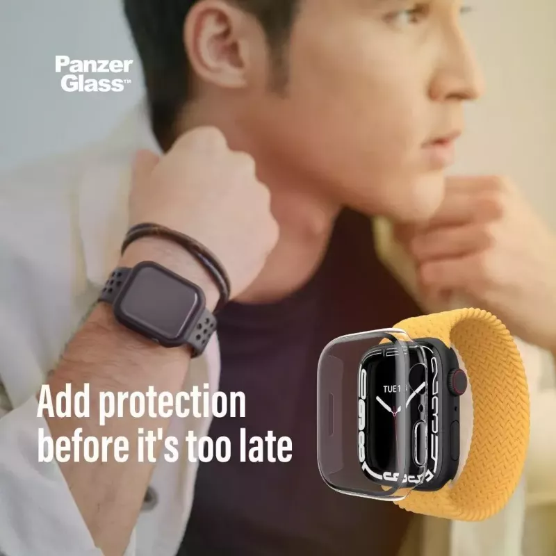 PanzerGlass® Full Body Case musta Apple Watch SE 3 | SE | 6 | 5 | 4 | 44mm