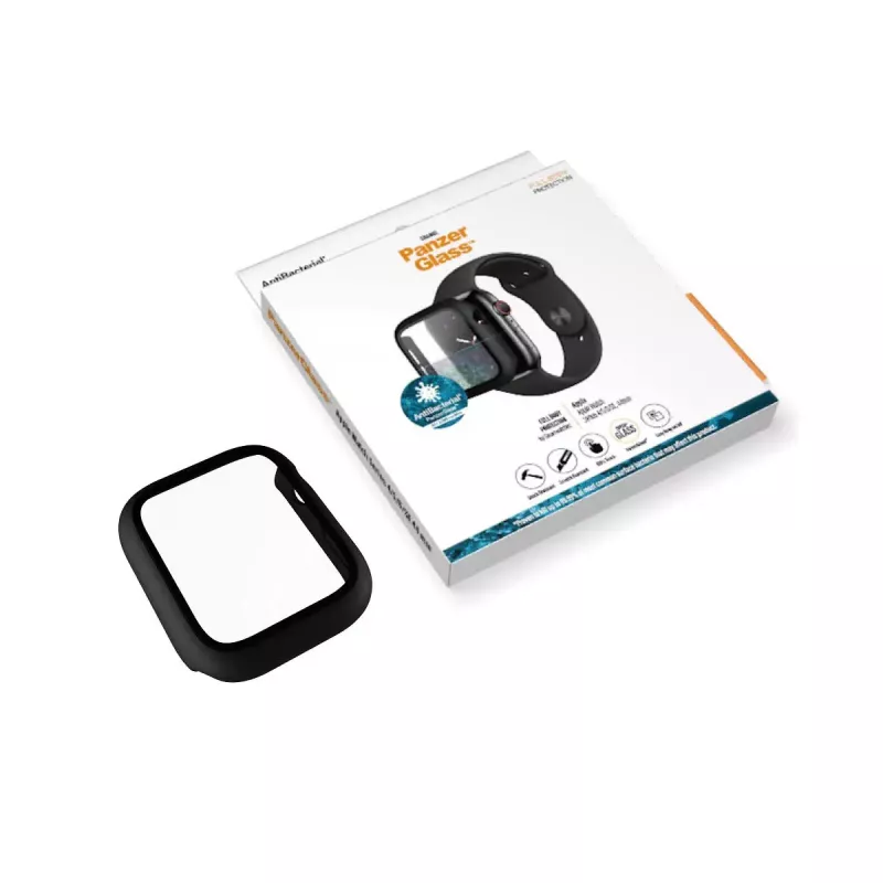 PanzerGlass® Full Body Case musta Apple Watch SE 3 | SE | 6 | 5 | 4 | 44mm