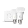Smart LED -aloituspaketti Philips Hue White and Colour Ambience — 2× E27 11W polttimoa, Bluetooth/Zigbee