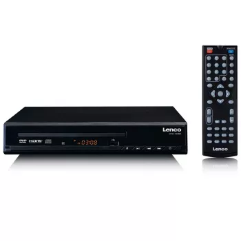 DVD-soitin Lenco DVD-120 musta NTSC PAL 20-20000 Hz 90 dB