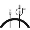 Varta Speed Charge & Sync 3-in-1 -kaapeli, USB-A – Lightning/Micro-USB/USB-C