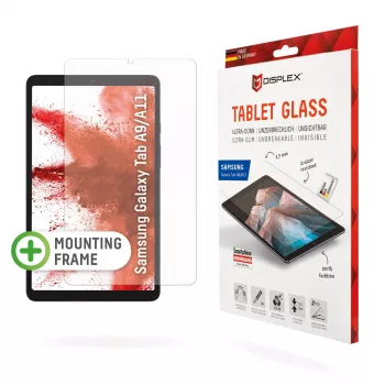 Displex Tablet Glass (9H) Samsung Galaxy Tab A11/A9, Eco-asennuskehys, särkymätön