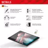 Displex Tablet Glass (9H) Samsung Galaxy Tab A11/A9, Eco-asennuskehys, särkymätön