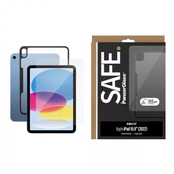 PanzerGlass SAFE. by ® 2-in-1-pakkaus iPad 10.9'' (2022) | Ultra-Wide Fit