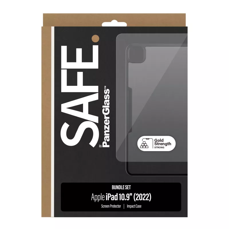 PanzerGlass SAFE. by ® 2-in-1-pakkaus iPad 10.9'' (2022) | Ultra-Wide Fit