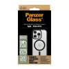 PanzerGlass® HardCase läpinäkyvä mustalla MagSafe-renkaalla ja kehyksellä iPhone 16 Pro