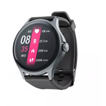 Cellularline ION PRO Round Bluetooth® älykello sovelluksella, 3,51 cm (1,38